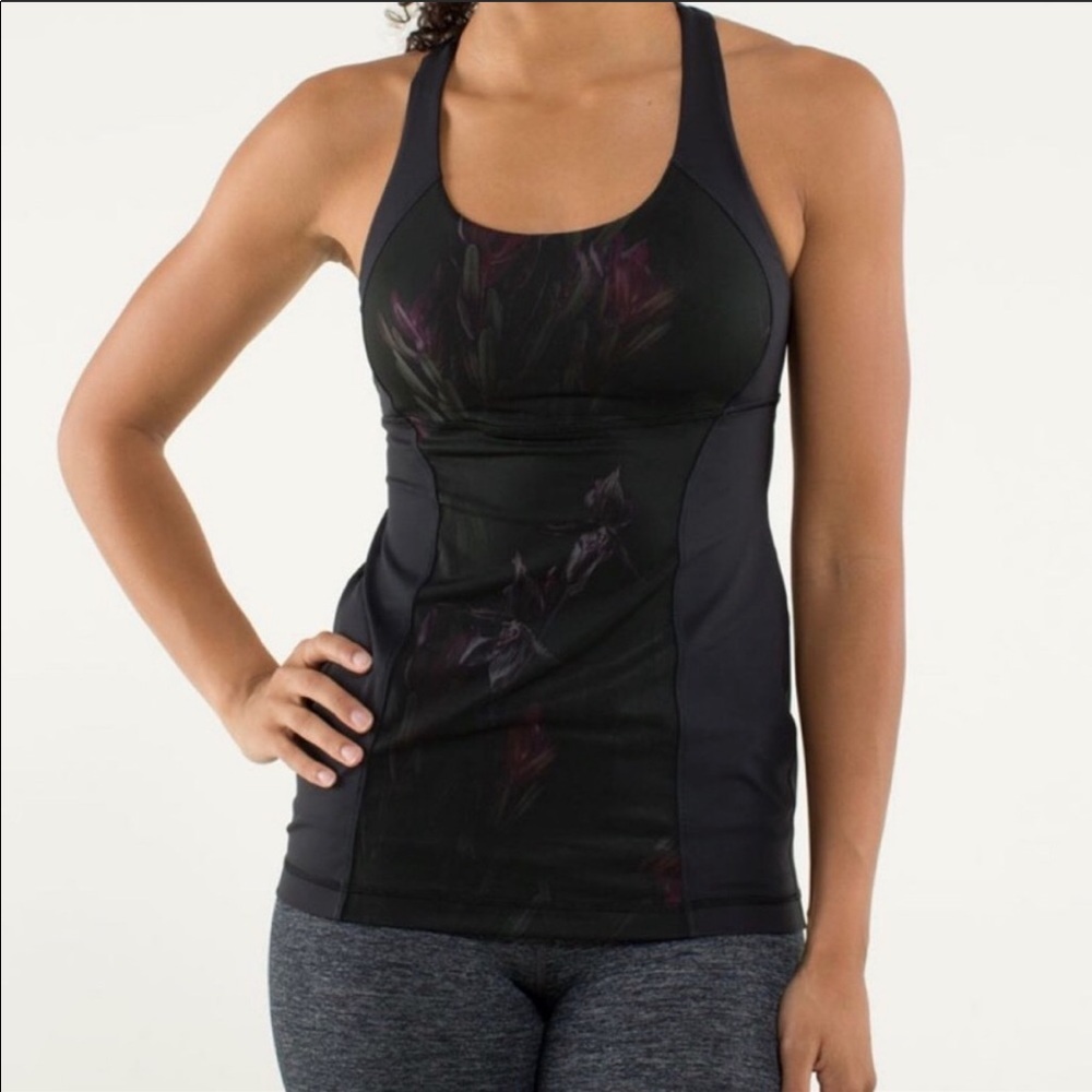 Lululemon energy tank midnight iris multi